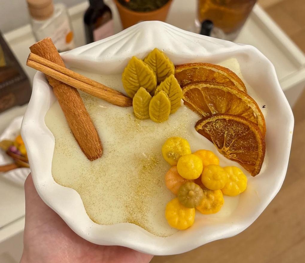 Dekoratif Deniz Kabugu Mum